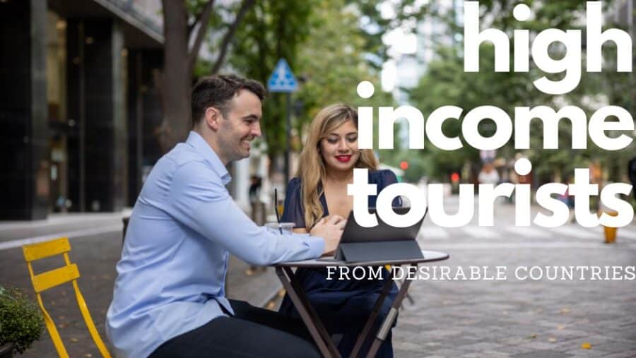 Japan is trying to attract high income tourists from desirable countries with their digital nomad visa.