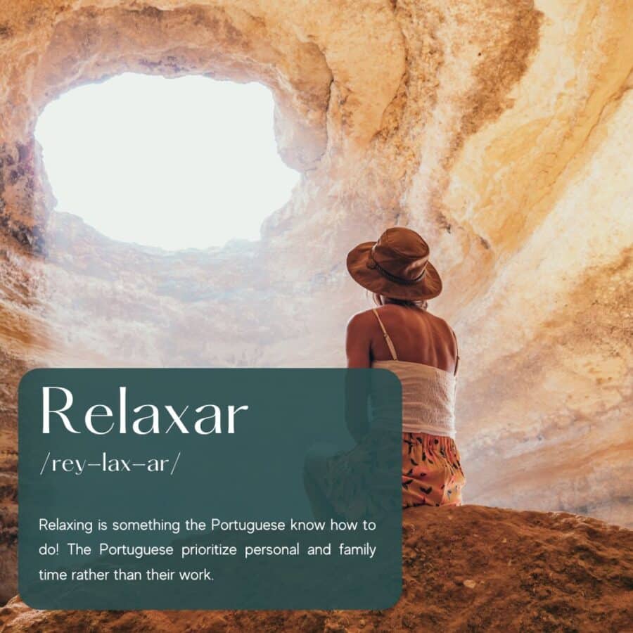 Relaxing is something the Portuguese know how to do! The Portuguese prioritize personal and family time rather than their work.