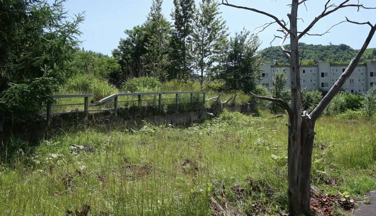 Mt Konpira Ruins in Hokkaido - Displaced Highway Overpass